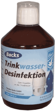 Backs Trinkwasserdesinfektion 500ml