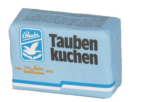 Backs Taubenkuchen "Der gute Blaue"