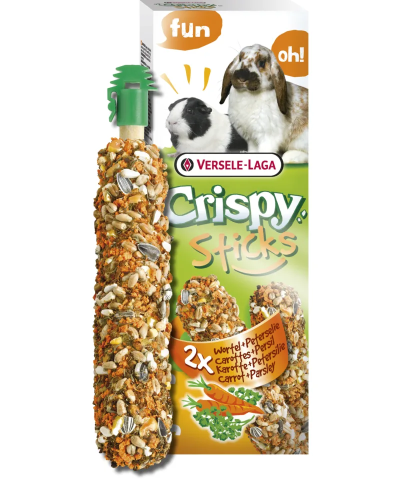 Crispy Sticks Karotte+Petersilie Kanichen Meerschweinchen 2 Stk.