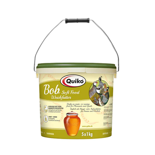 Quiko Bob Weichfutter 5kg Wachtel und Fasanenaufzucht