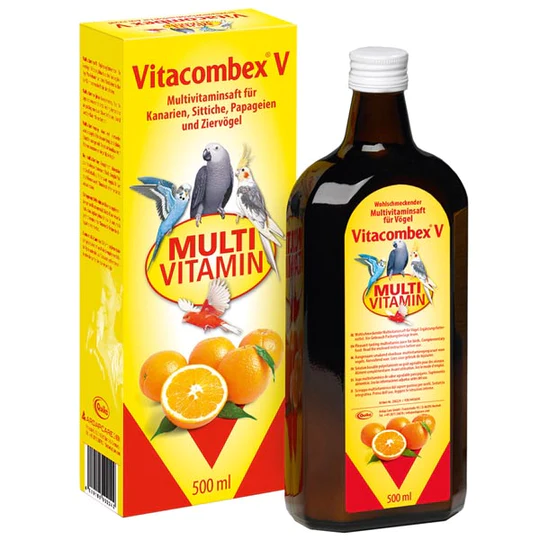 Quiko Vitacombex V: Multivitaminsaft für Ziervögel 500ml