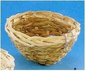 Waldvogel- und  Kanariennest mit Halter