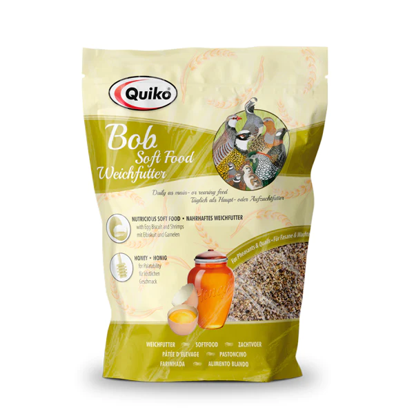Quiko Bob Weichfutter 1kg Wachtel und Fasanenaufzucht