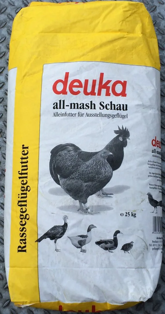 Schauvorbereitungsfutter Deuka all mash Schau gekörnt