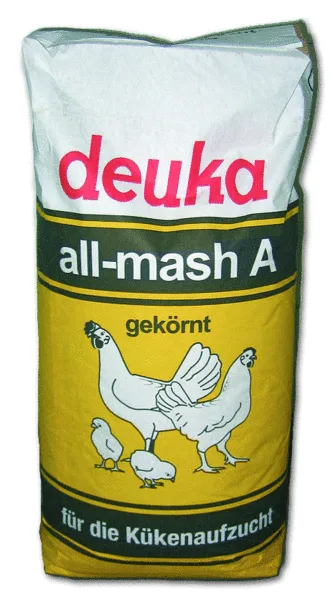 Kükenaufzuchtsfutter Deuka all mash A gekörnt
