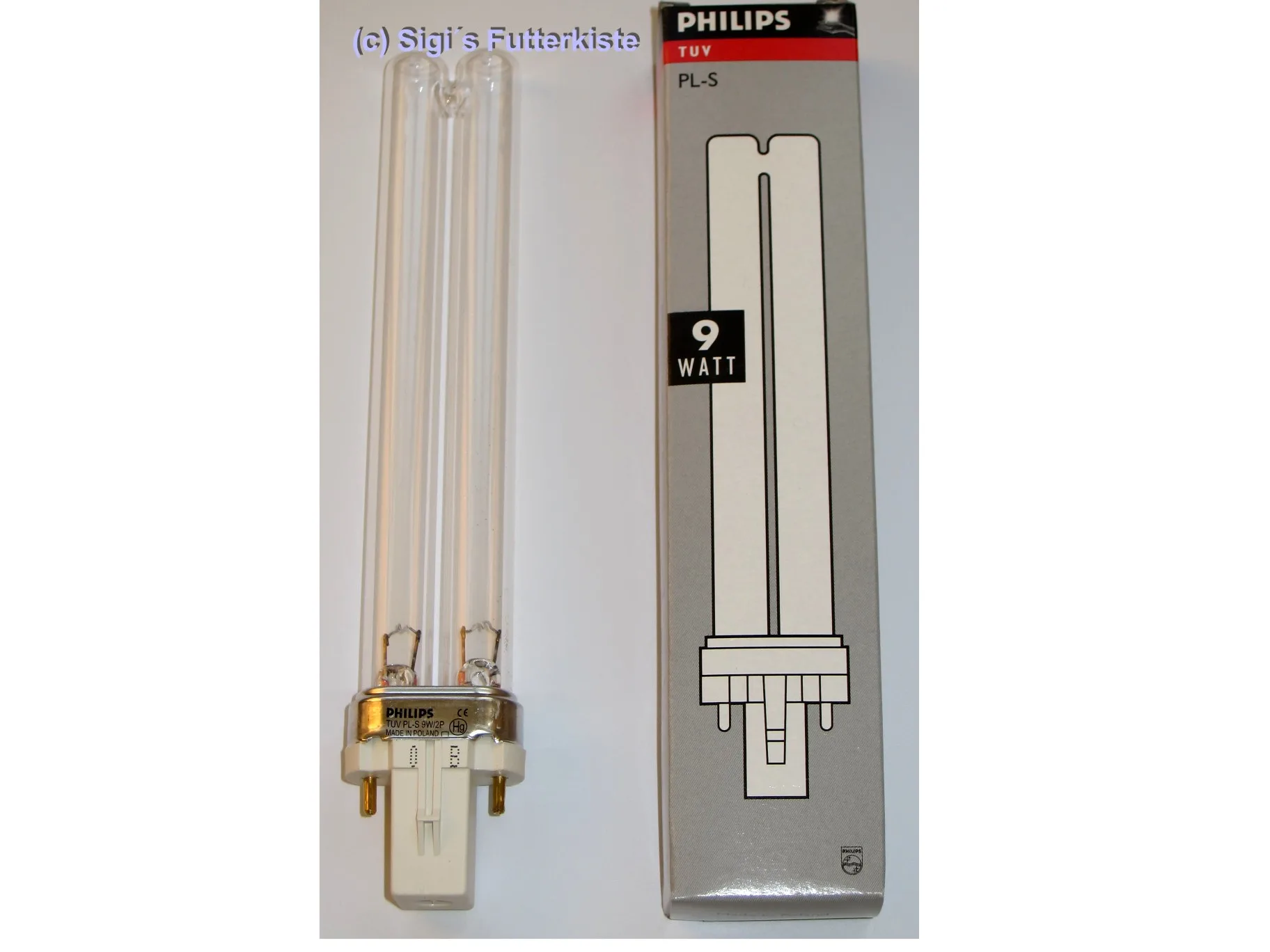 UVC Ersatzlampe PL-S 9W