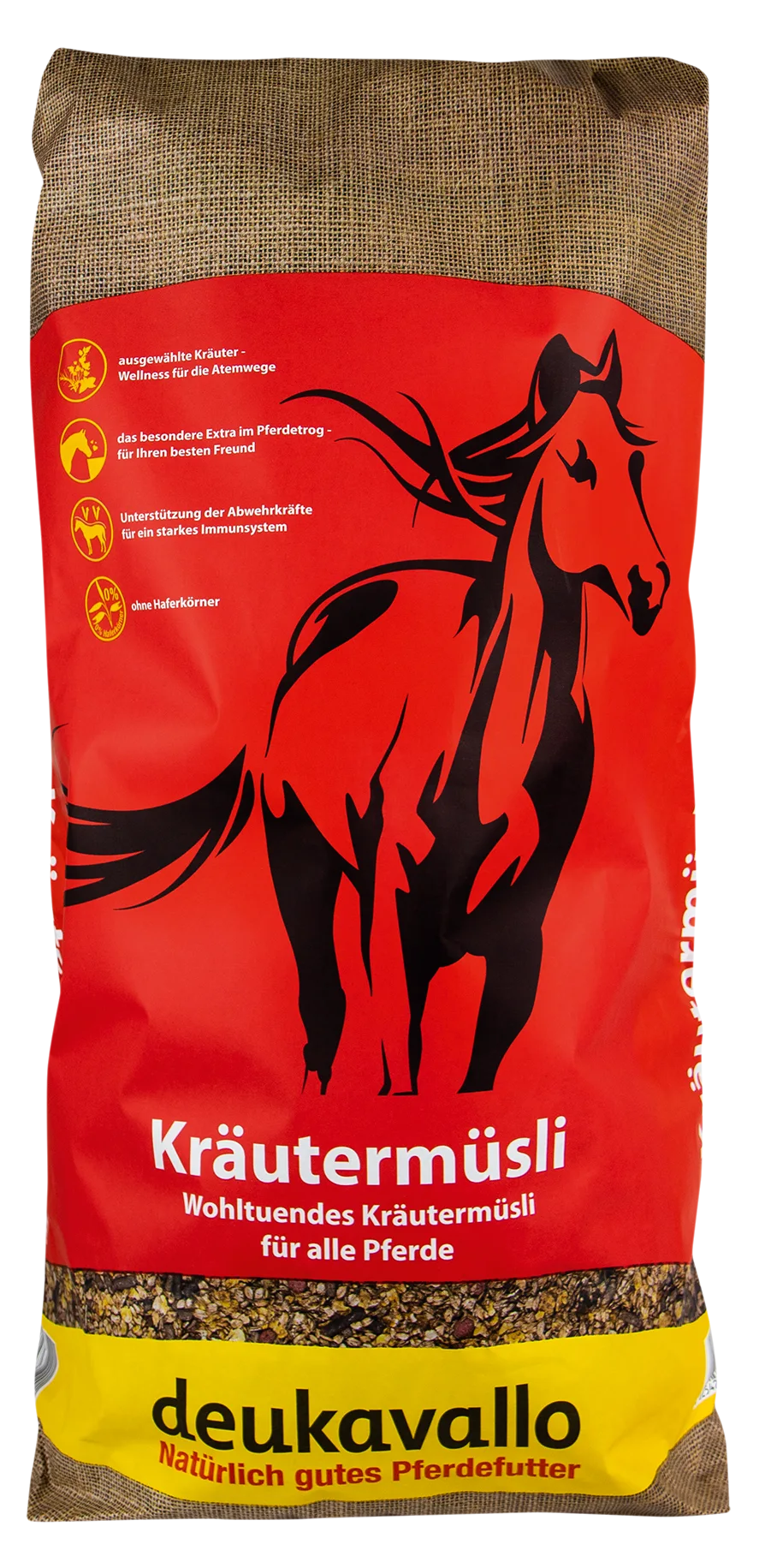 deukavallo Kräutermüsli 20kg Pferdefutter mit Kräuter