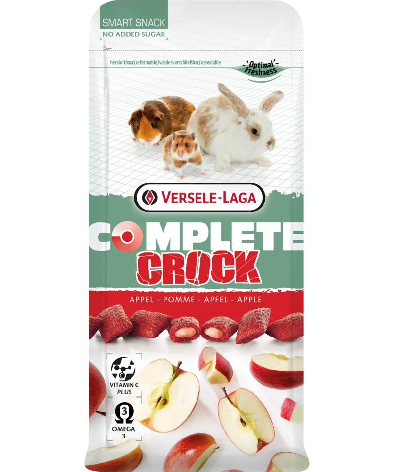 Snacks für alle Nagerarten mit Apfel - Crock Complete Apple 50g