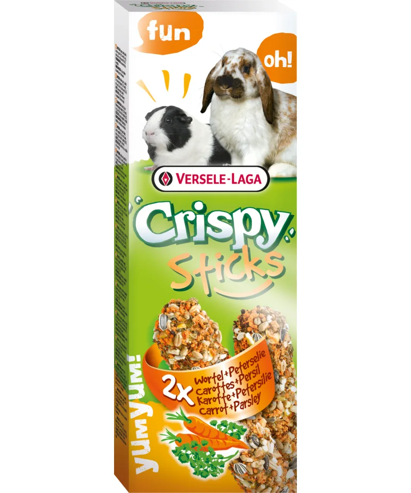 Crispy Sticks Karotte+Petersilie Kanichen Meerschweinchen 2 Stk.