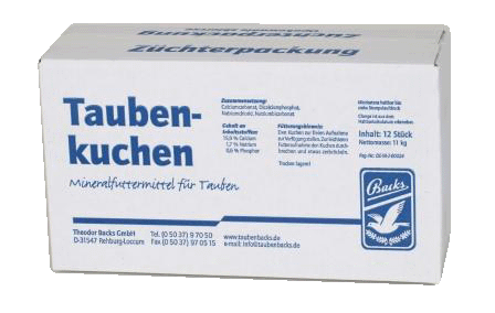 Backs Taubenkuchen "Der gute Blaue"