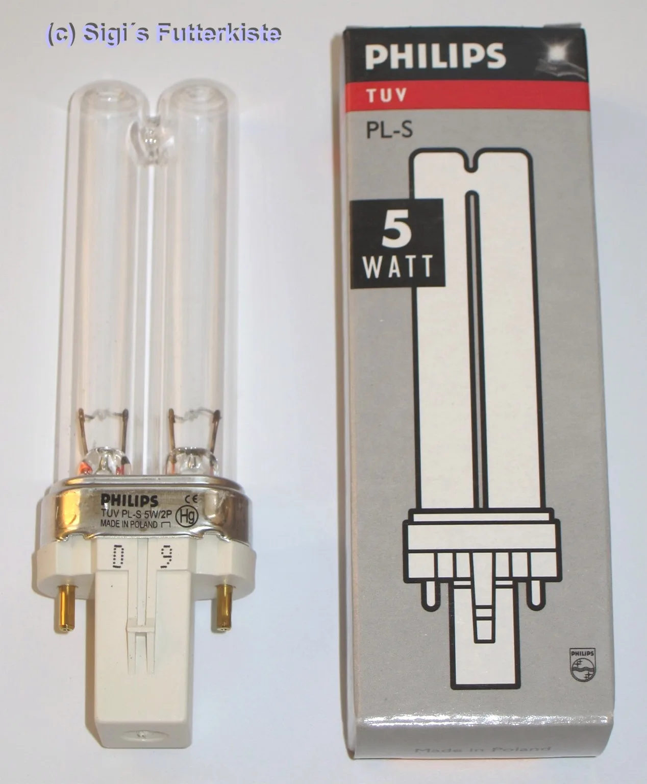 UVC Philips Ersatzlampe PL-S 5W