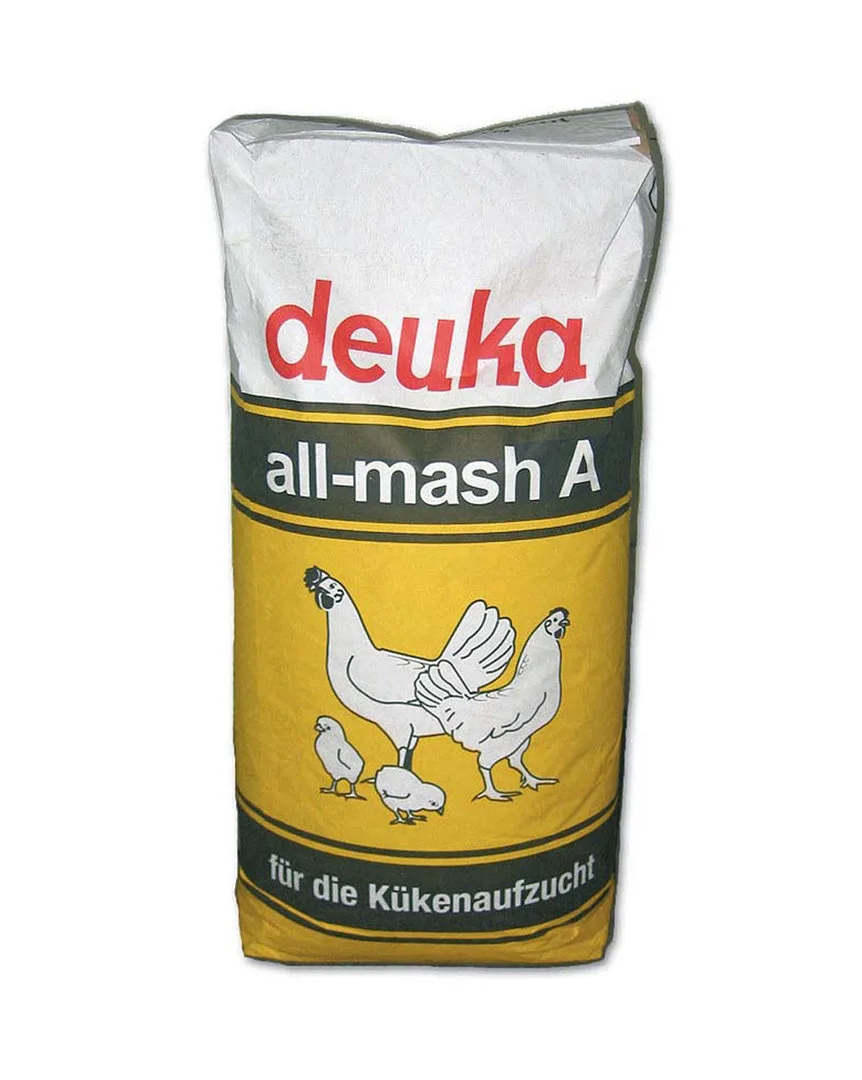 Kükenaufzuchtsfutter Deuka all mash A Mehl mit Cocc.