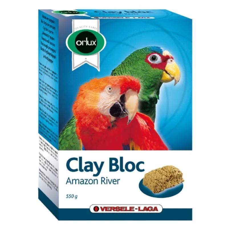 Mineralstein Clay-Block Amazon River Orlux 550g