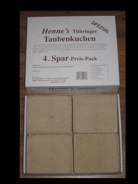 Hennes Taubenkuchen 4er Spar-Pack